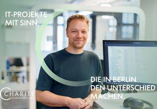 Charite IT Motiv 6 - Projekte mit Sinn, die in Berlin den Unterschied machen. Charite IT Motiv 6 - Projekte mit Sinn, die in Berlin den Unterschied machen.